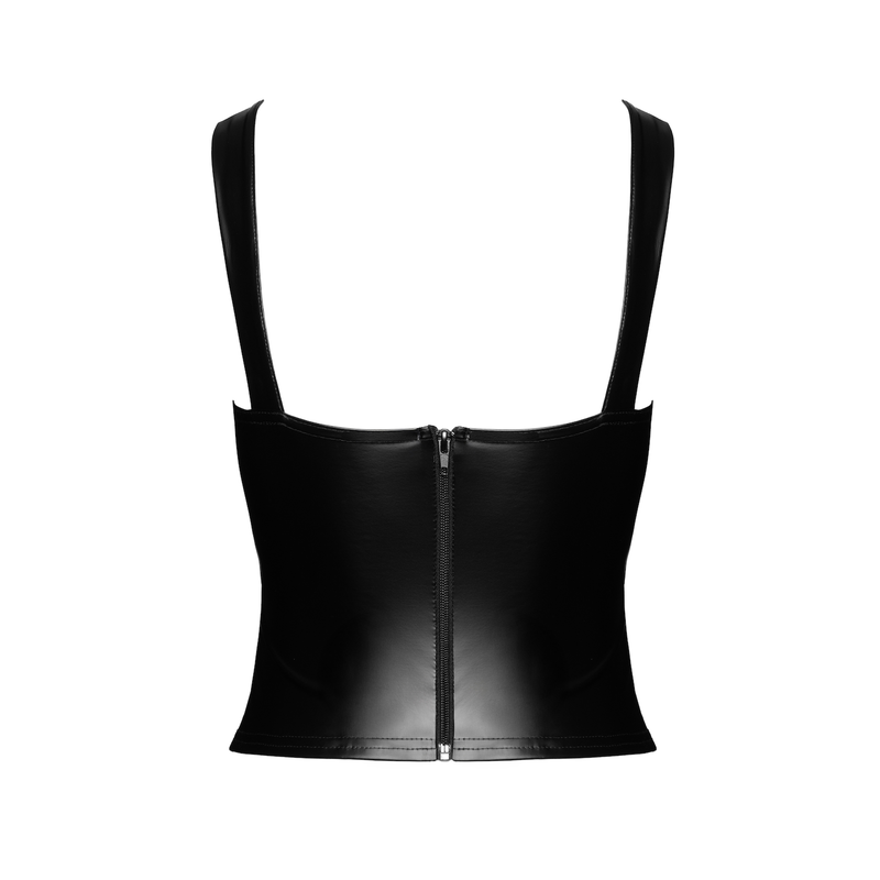 Lace-Up Corset Top F365 schwarz - 2XL