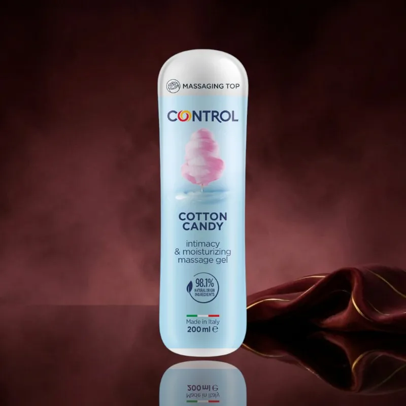 Control 3 in 1 feuchtigkeitsspendendes Massagegel Cotton Candy - 200 ml