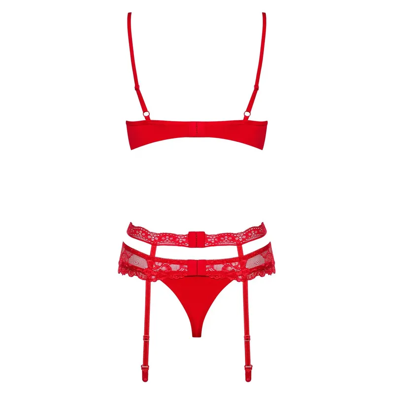 Heartina Set rot Größe: S/M