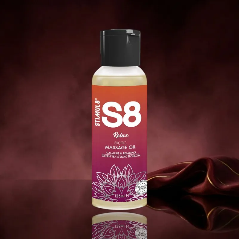 Stimul8 S8 Massageöl Relax Grüner Tee - 125 ml
