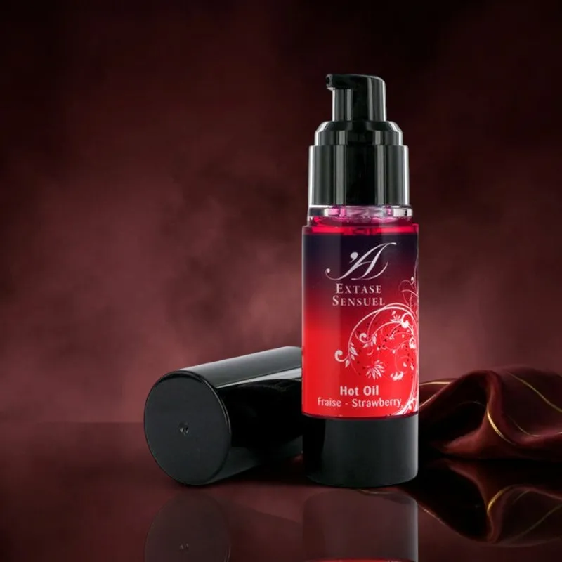 Extase Sensual wärmendes Massageöl Erdbeer - 30 ml