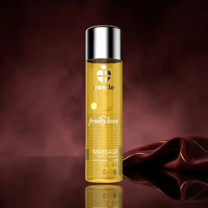 Swede Fruity Love Massageöl mit wärmendem Effekt Tropisches Fruchtiges mit Honig - 120 ml.