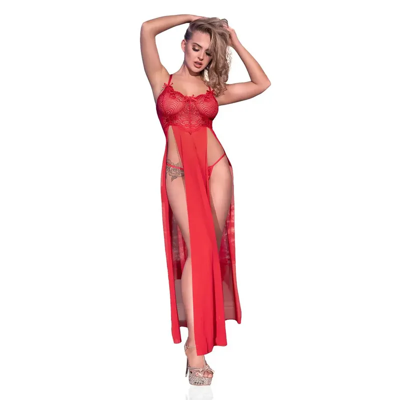 Gown CR4371 rot Größe: M