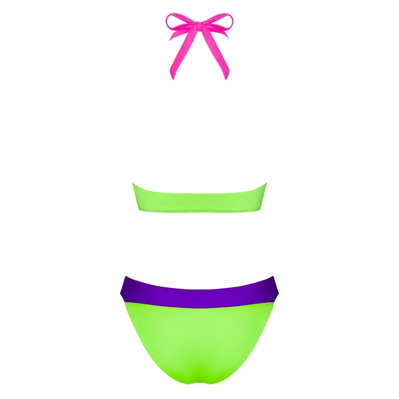 Badeanzug Playa Norte neongrün, violett, pink -S