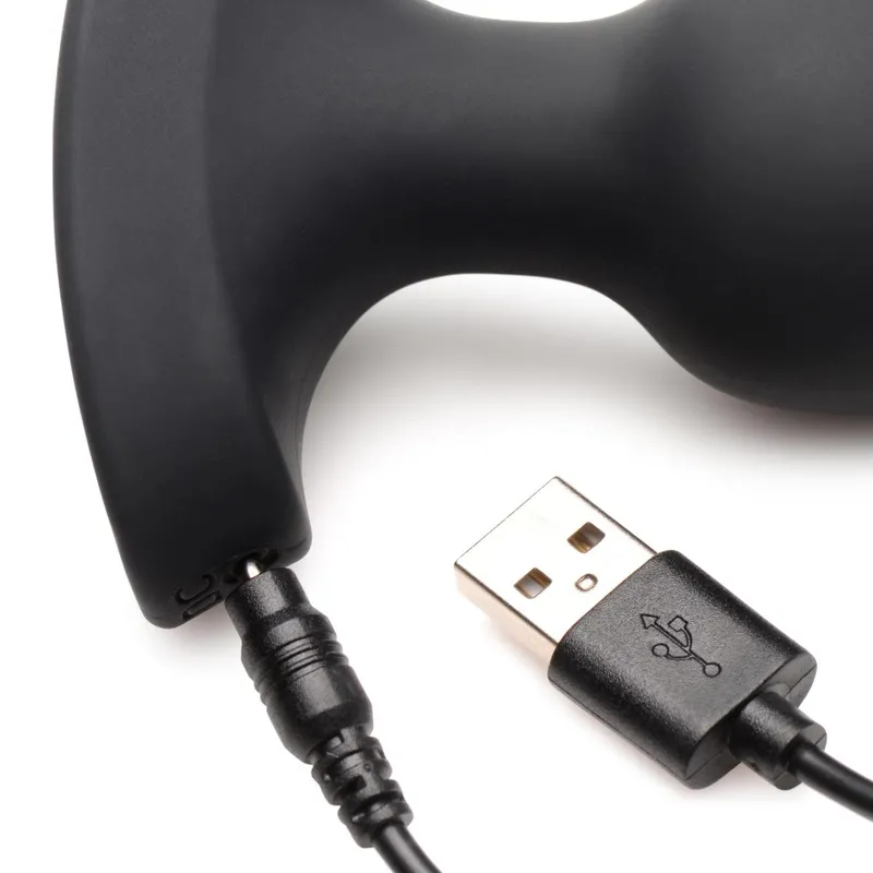 Laser Heart Silikon Analplug - Mittel