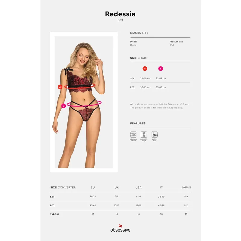 Redessia Set Größe: L/XL