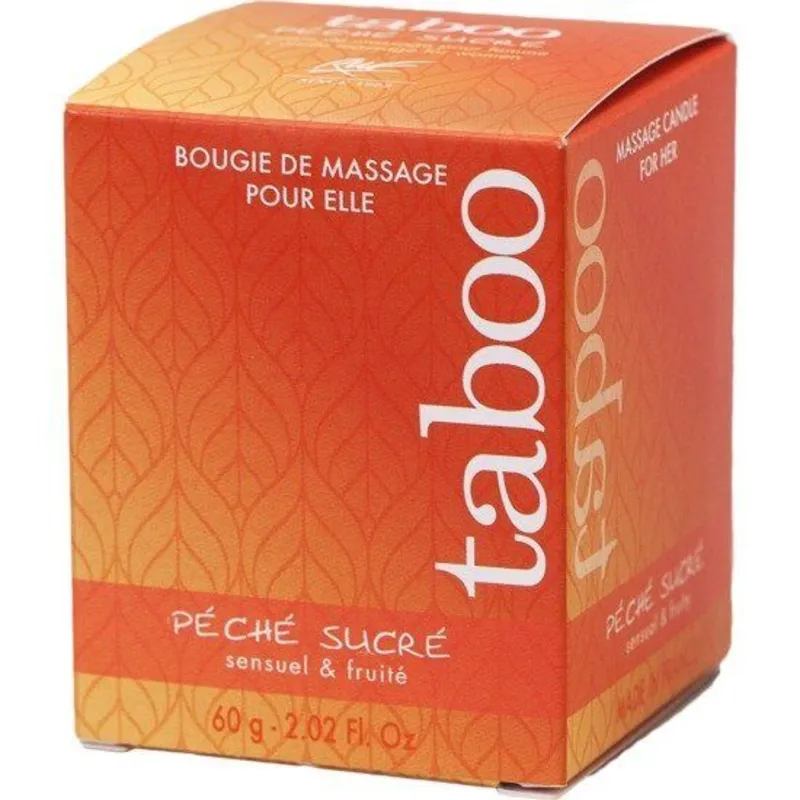 Ruf Taboo Massagekerze für Ihr Peche Sucre-Nektarinen-Aroma - 60 gr