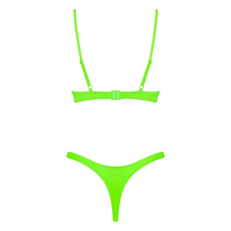 Bikini Mexico Beach neongrün Größe: M