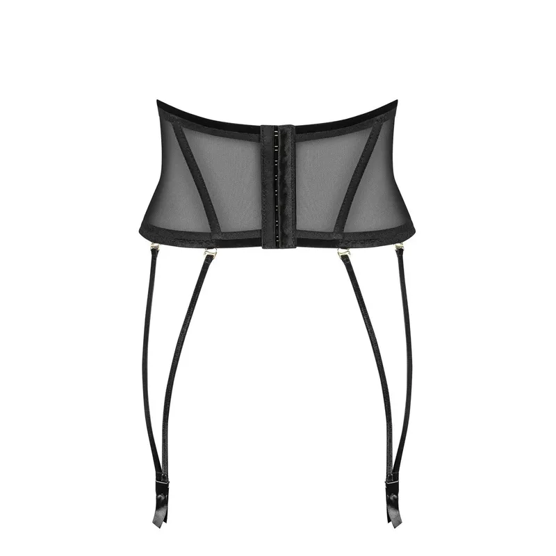 Taillenkorsett 2018 mit Stickerei und Strapshaltern - 44