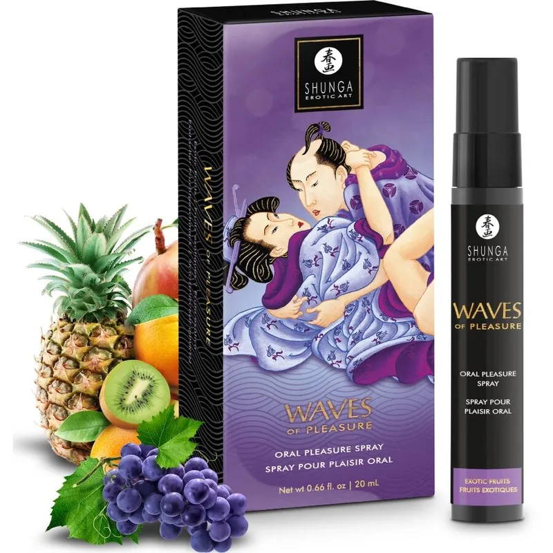 Shunga Waves lustiges Oralsexspray Exotische Früchte - 20 ml
