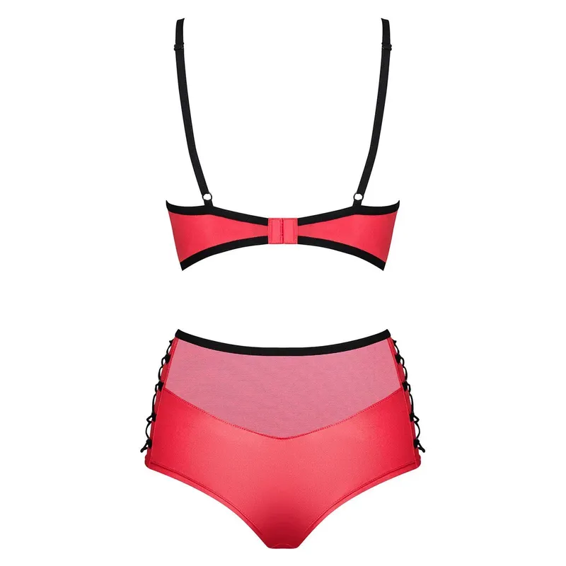 Leatheria Set rot Größe: L/XL