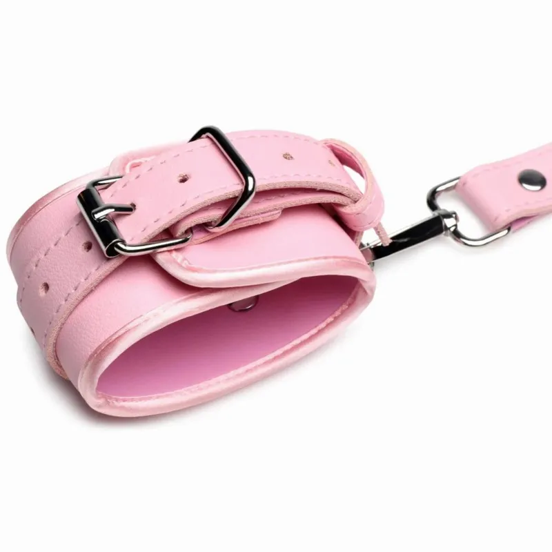 Bondage Harness mit Schleifen - Rosa