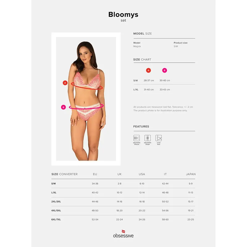 Bloomys Set Größe: L/XL