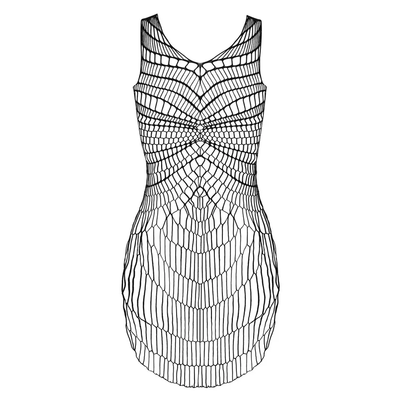 Netzkleid D607 schwarz