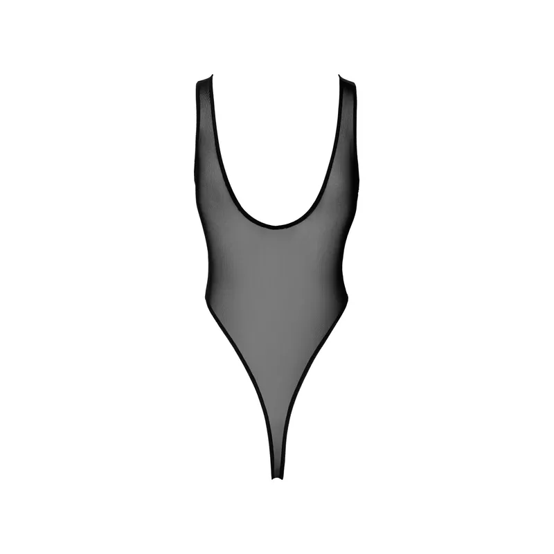 Body F322 aus Netzmaterial schwarz - 3XL