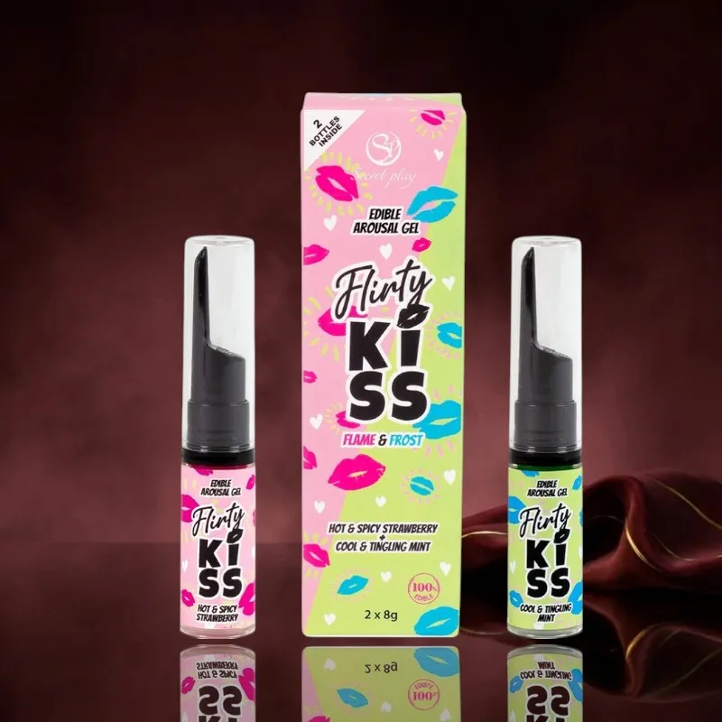 Secretplay Flirty Kiss Oralsexspray Erdbeere & Minze 2 x 8 gr