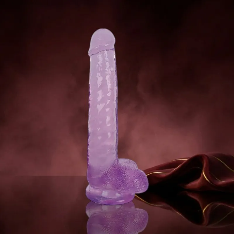 Lollicock - Dildo Slim Stick mit Hoden - 20 cm
