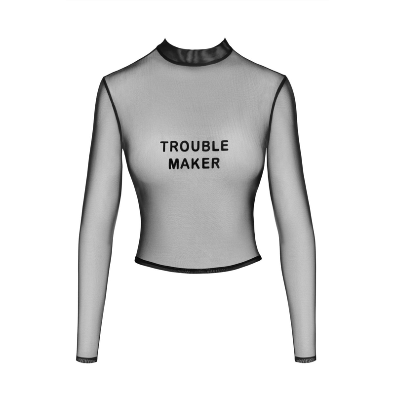 Troublemaker Top F389 schwarz - 3XL