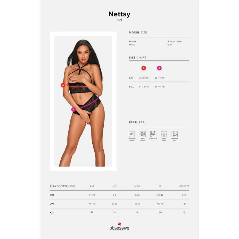 Nettsy Set Größe: S/M