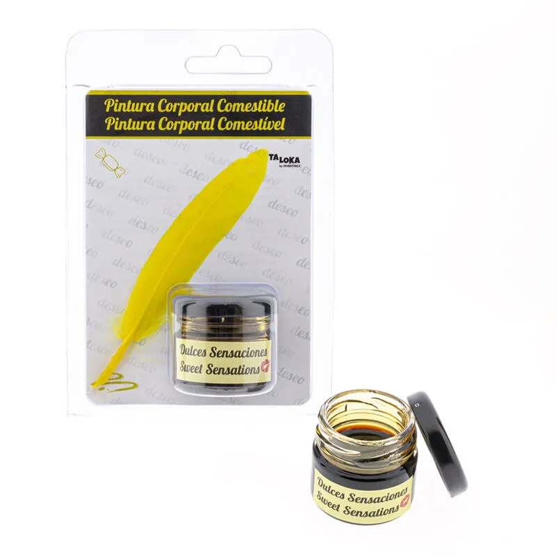 Taloka essbare Körperfarbe Karamell - 50 gr