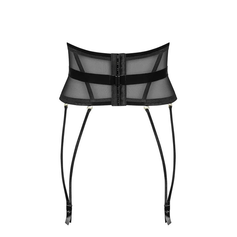Taillenkorsett 2018 mit Stickerei und Strapshaltern - 44