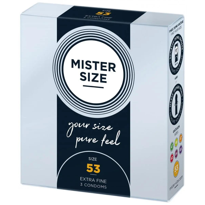 MISTER.SIZE 53 mm Kondome 3 Stück