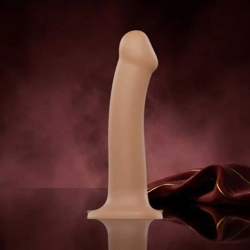 Strap On Me - Buigzame Siliconen Dildo - L