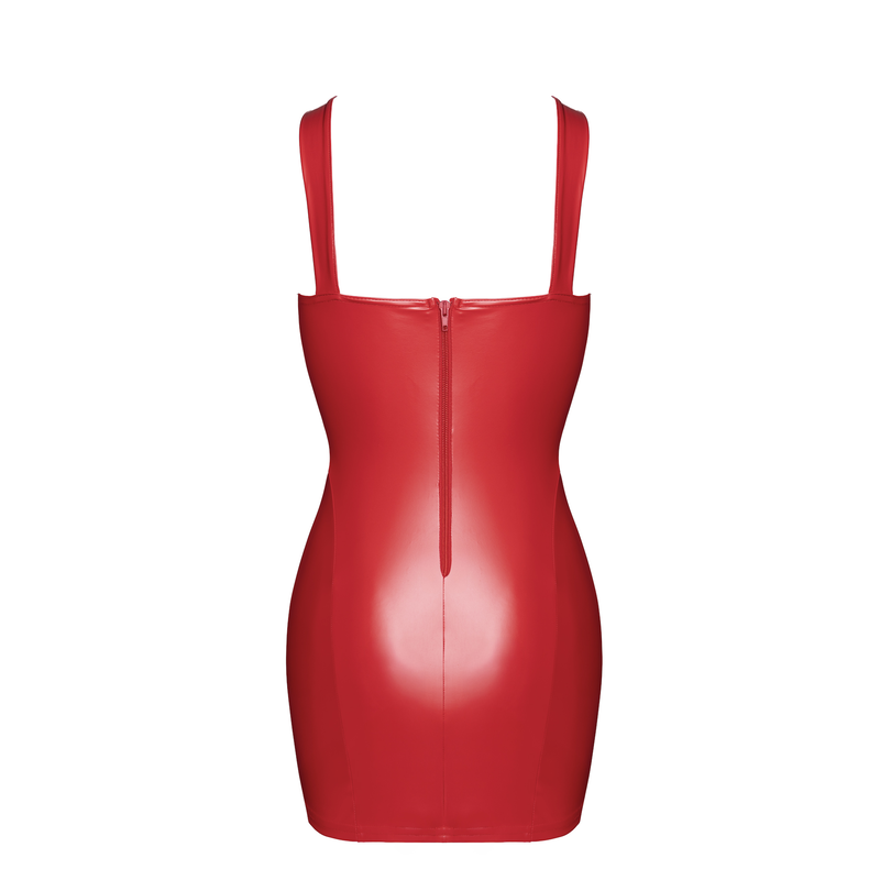 Rotes Bombshell Minikleid F364 mit Schnürung - 3XL