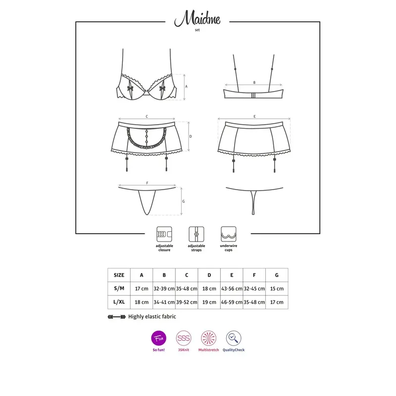 Maidme Set Größe: S/M